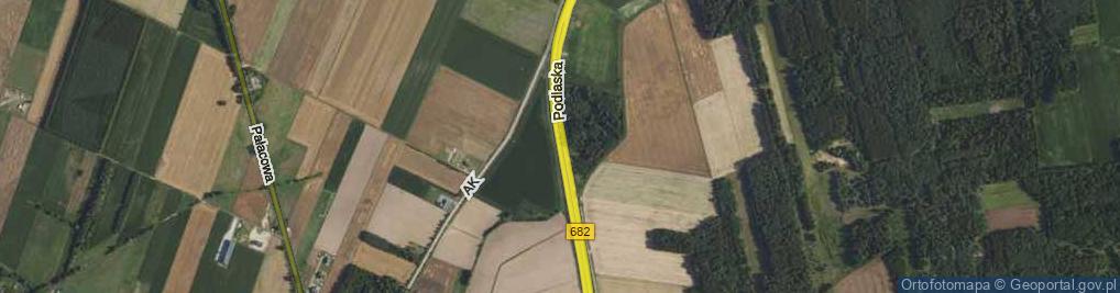 Zdjęcie satelitarne Podlaska ul.